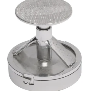 Oldenhof hamburgerpers 10 cm aluminium mat Seizoensaanbieding