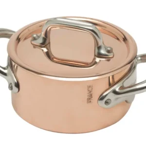 Koop Vandaag Mauviel M'minis M'150s cocotte ø 9 cm koper met rvs grepen