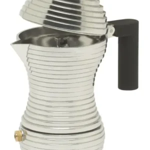 Alessi Pulcina percolator 1 kops aluminium zwart Koop Online