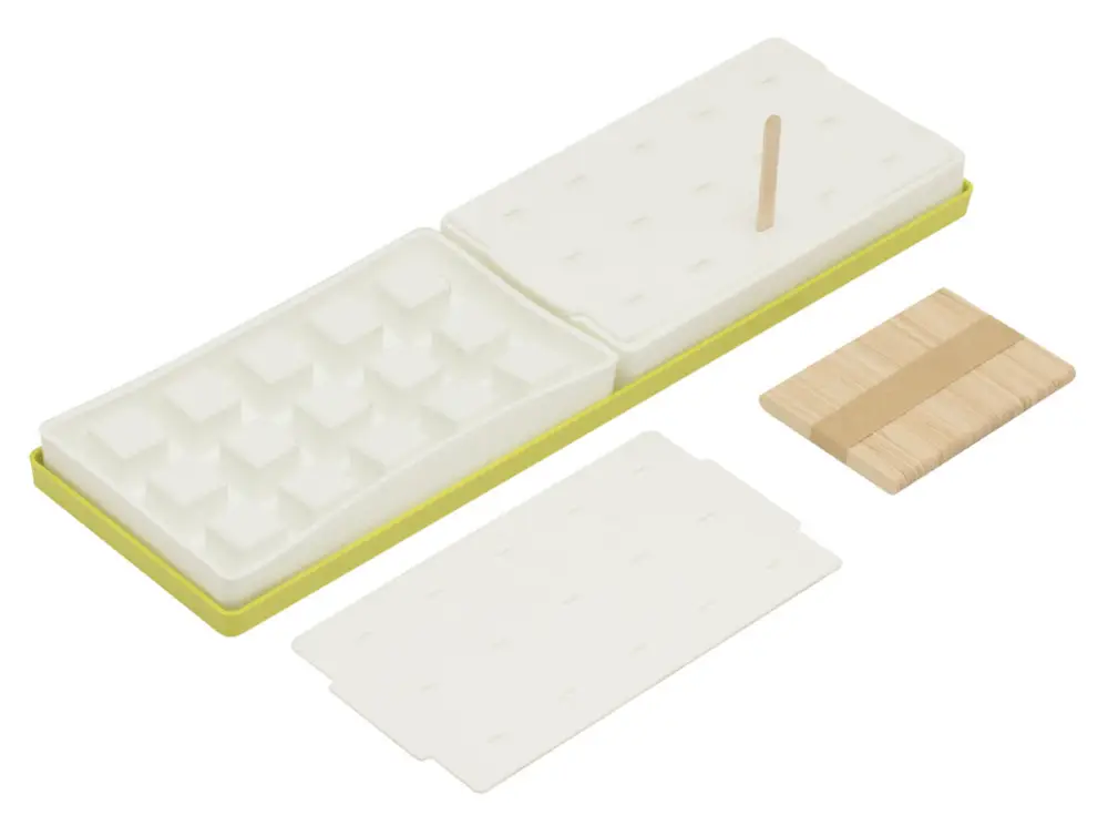Koop Vandaag Silikomart Professional Mini Kube lollyvorm silicone wit