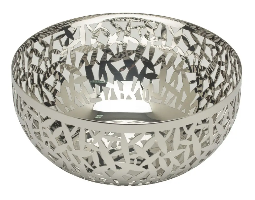Alessi Cactus! fruitschaal rond ø 21 cm rvs Exclusieve Aanbieding