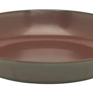 Serax Terres de Rêves schaal rond ø 21 stoneware rust - smokey blue Speciale Aanbieding