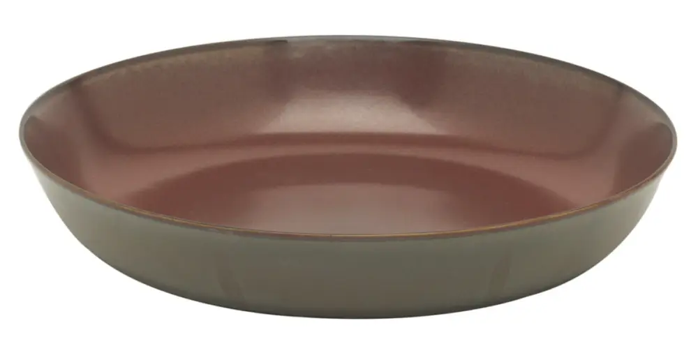 Serax Terres de Rêves schaal rond ø 21 stoneware rust - smokey blue Speciale Aanbieding