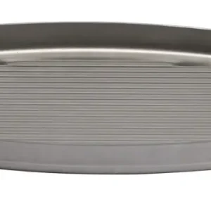 De Buyer B-Element grillplaat met 2 grepen 38 x 26 cm plaatstaal Seizoensaanbieding