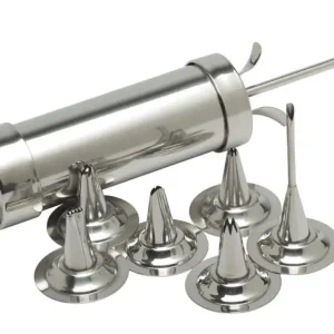 Must-Have Küchenprofi decoratiespuit 24 cm rvs glans 8-delig