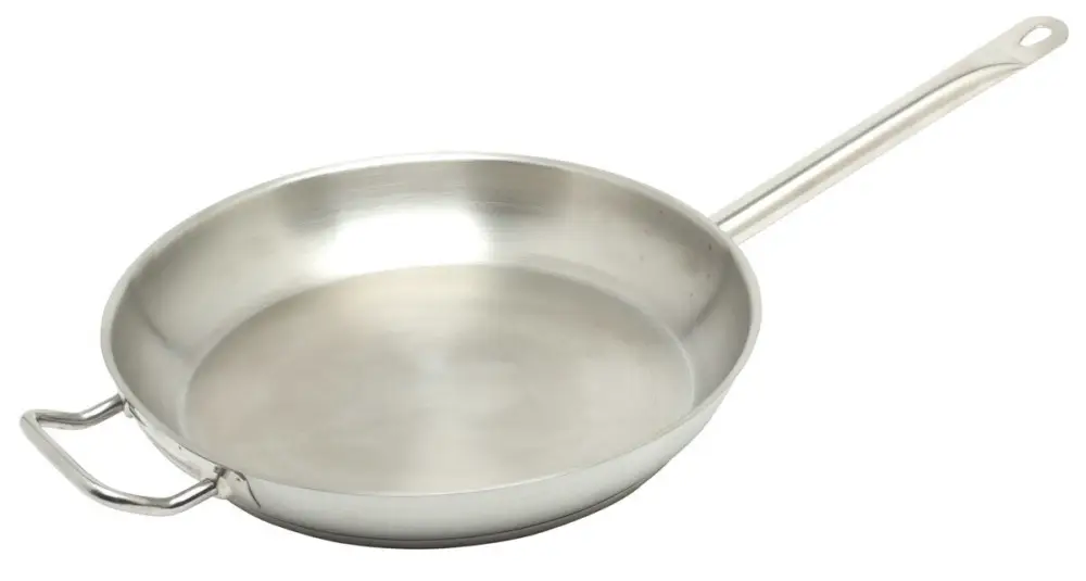 Inoxibar koekenpan met tegengreep ø 32 cm rvs mat Gratis Retour