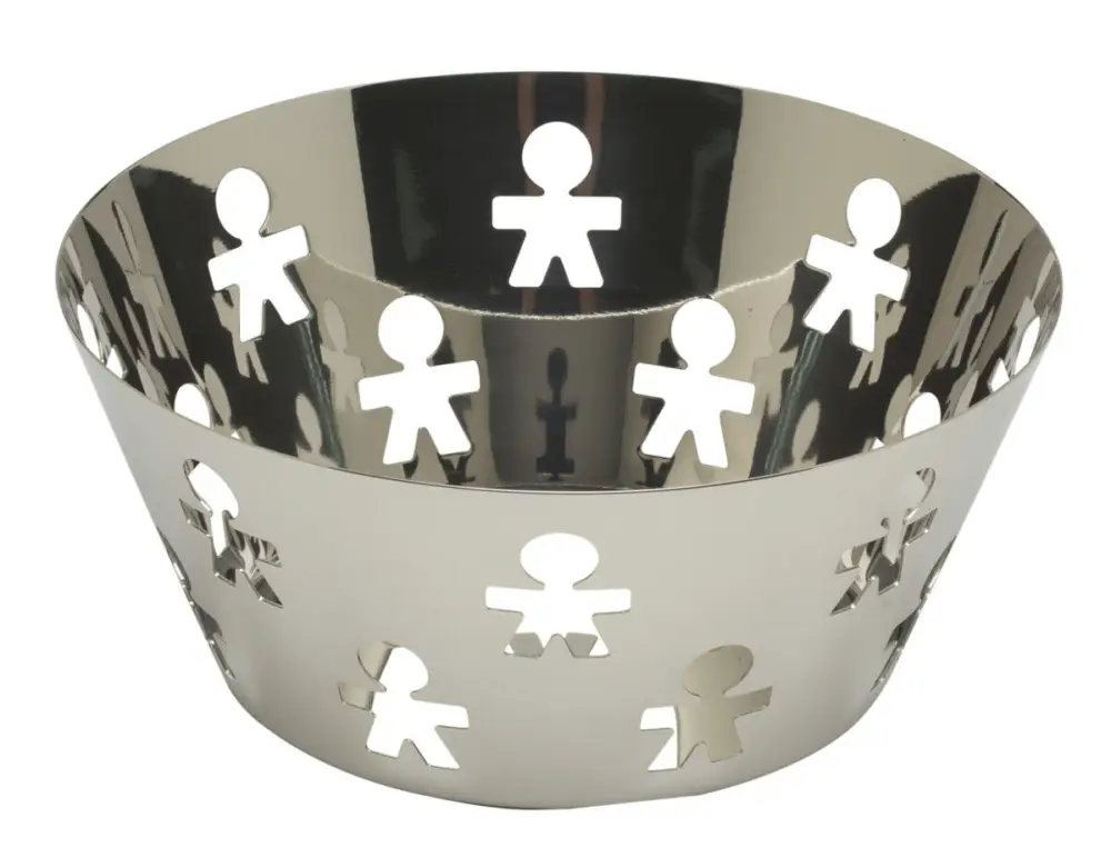 Fabrieksprijs Alessi Girotondo schaal ø 20 cm rvs glans