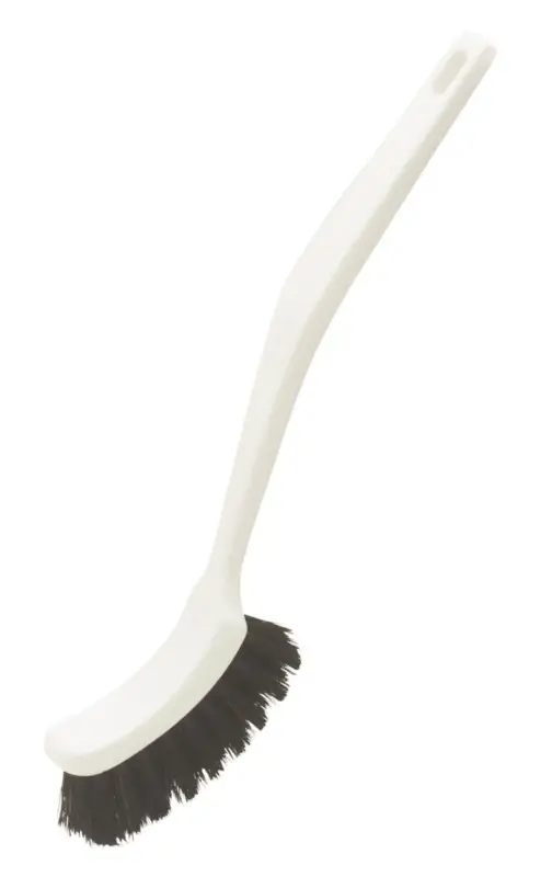 Betaalbaar Oldenhof afwasborstel met paardenhaar 26 cm kunststof wit