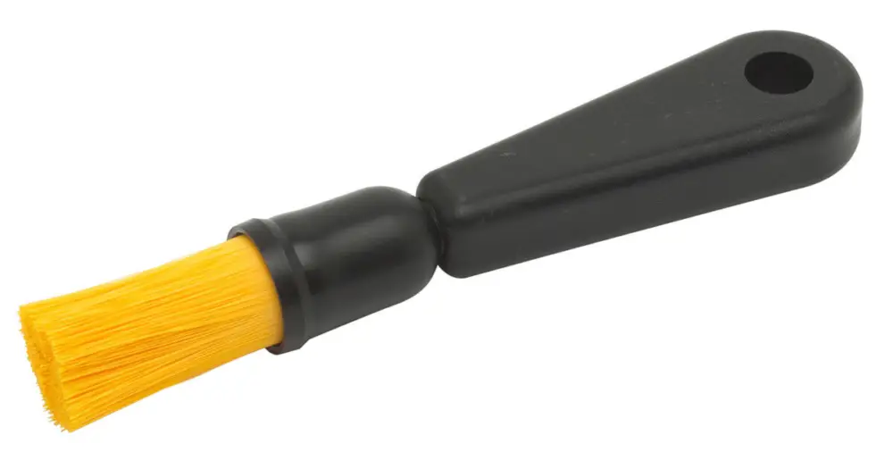 Direct Beschikbaar Brushtech koffiemolen reinigingsborstel 16 cm kunststof zwart