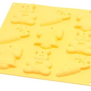 Silikomart bakvorm My Easter Cookies 9 cm silicone geel 9 stuks Korting
