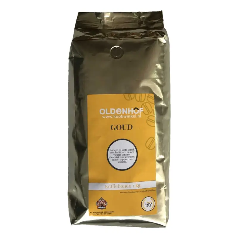 Koop Online Oldenhof koffiebonen goud 1 kg