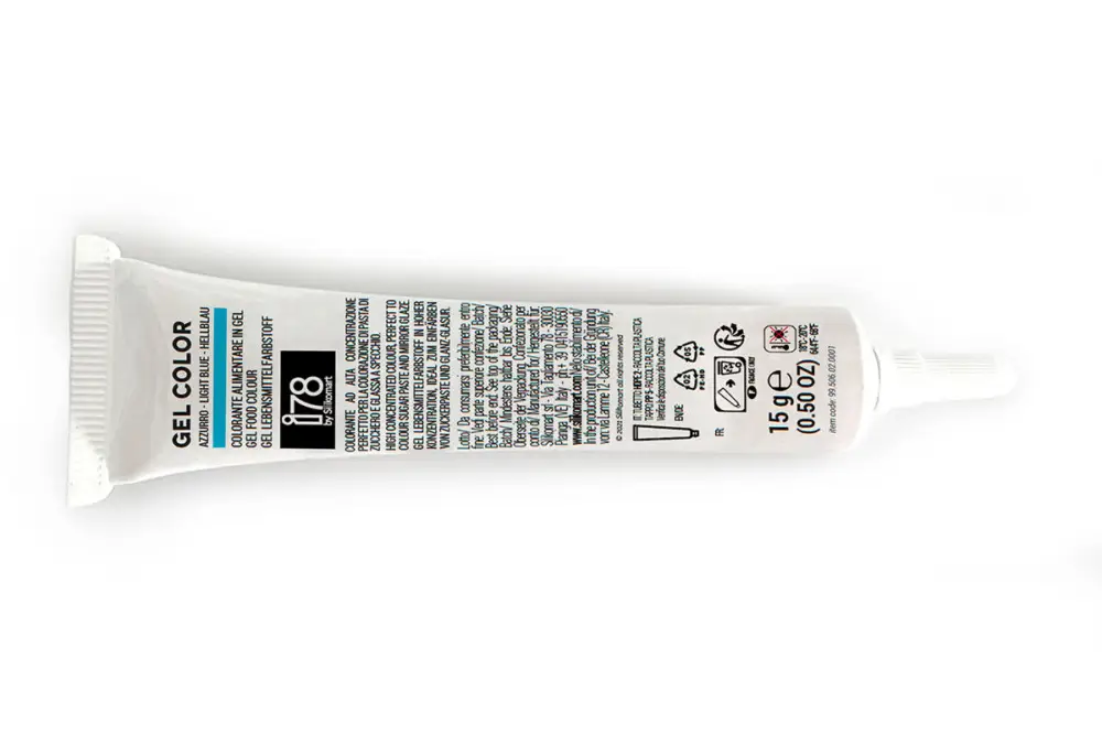 Silikomart Wonder Cakes kleurstofgel tube 15 gram lichtblauw Voordeelprijs