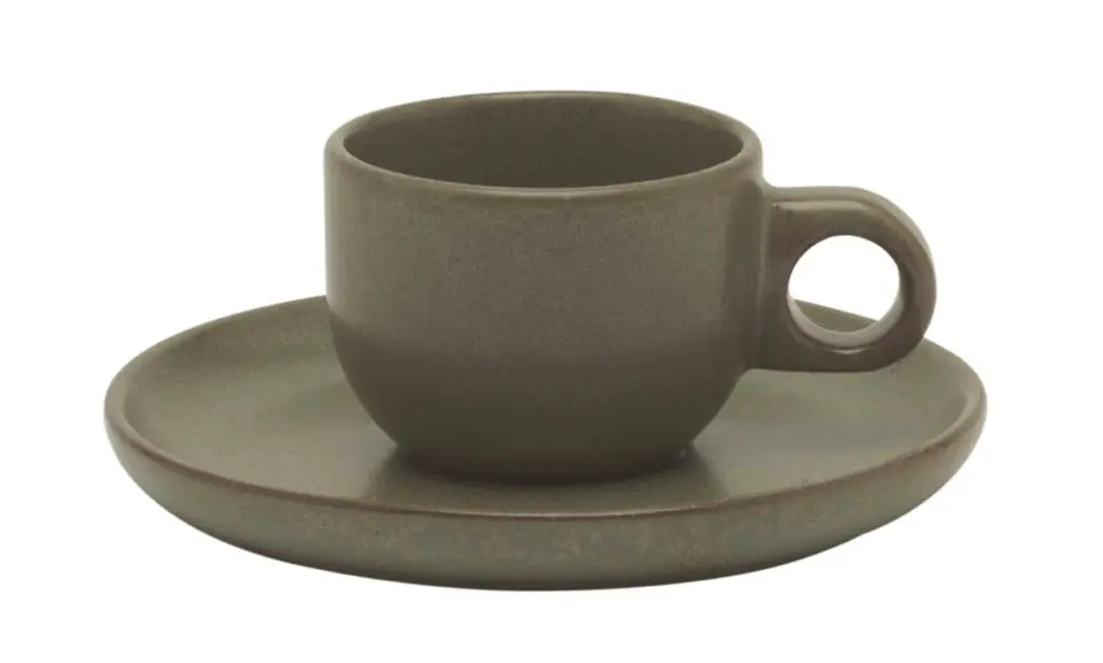 Serax Surface by Sergio Herman espressokop- en schotel camogreen Hete Deal