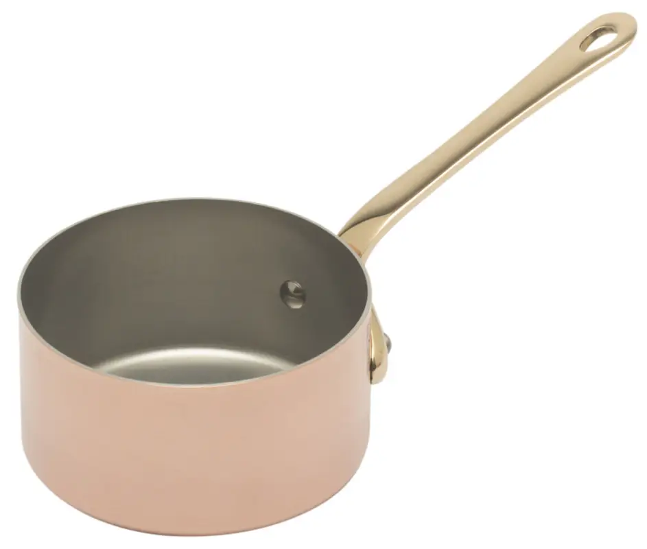 Nu Kopen Mauviel M'Minis steelpan rond ø 9 cm koper bronzen greep