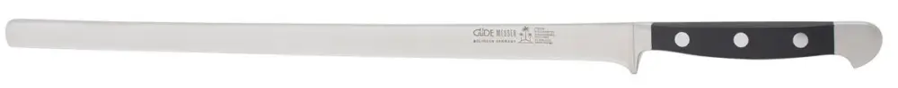 Korting Güde Alpha zalmmes 32 cm messenstaal zwart