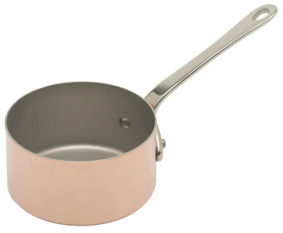 Mauviel M'Minis steelpan rond ø 9 cm koper rvs greep Laatste Versie