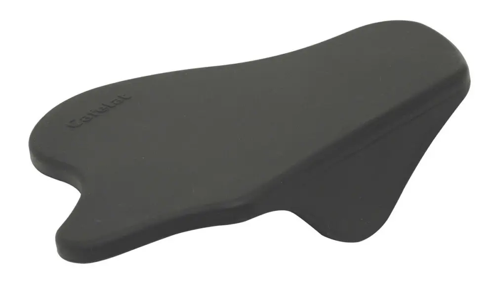 Merkproduct Cafelat Splat tamping mat 18 x 12 cm silicone zwart