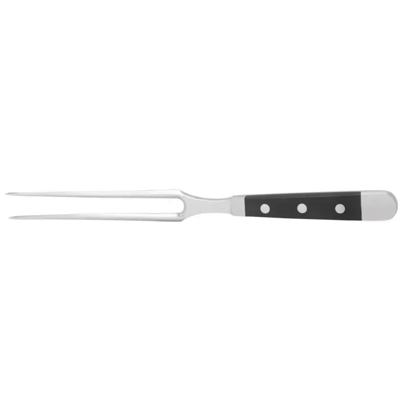 Güde Alpha vleesvork 18 cm messenstaal zwart Speciale Aanbieding