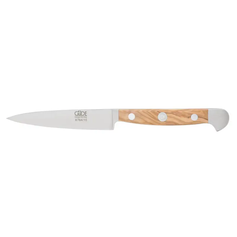 Bestel Nu Güde Alpha Olive officemes 10 cm messenstaal olijfhout