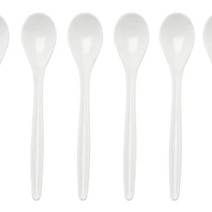 Finale Uitverkoop Westmark eierlepels kunststof 14,5 cm wit 6 stuks