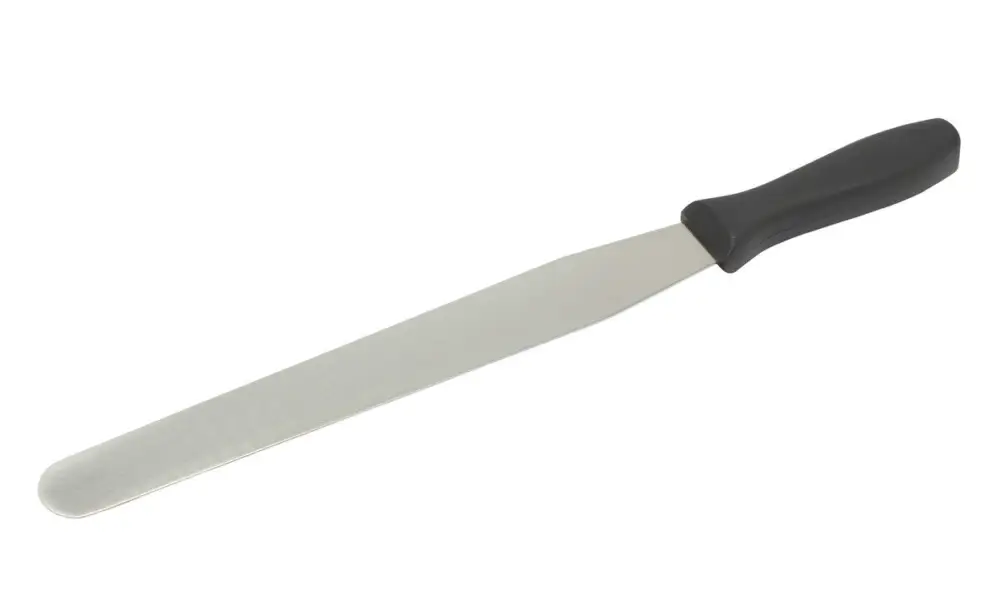 Fat Daddio's recht glaceermes 30 cm rvs zwart Must-Have
