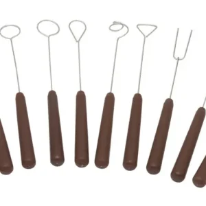 Silikomart Easy Choc chocoladevorken 19 cm 10-delig Gratis Retour