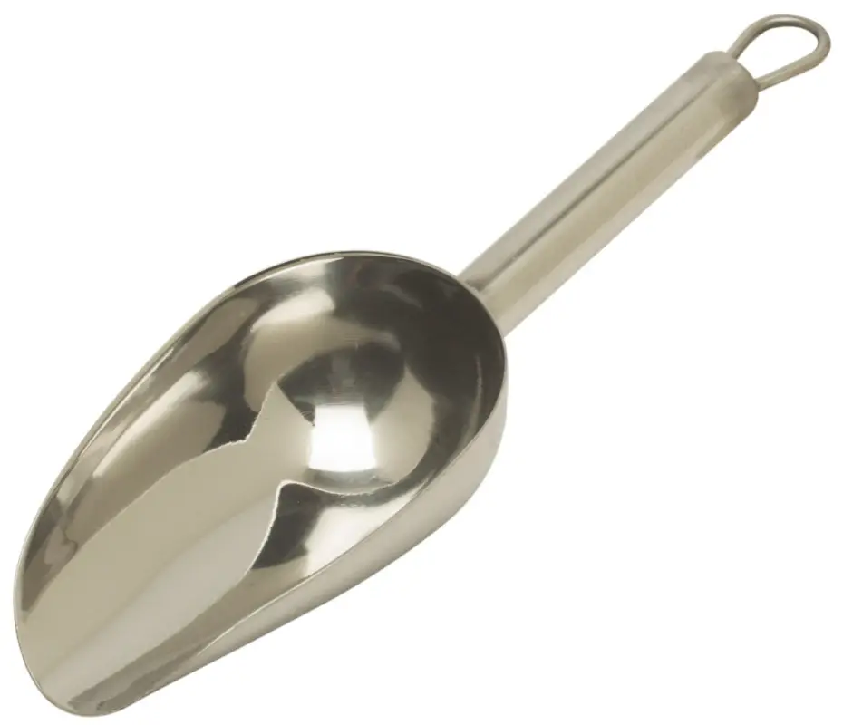 Uitverkoop Oldenhof kruideniersschep 100 ml 24 cm rvs