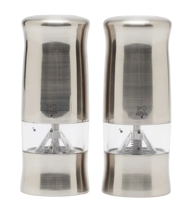 Hoge Kwaliteit Peugeot Zeli elektrische peper -en zoutmolen 14 cm rvs