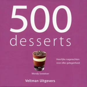 500 desserts Direct Beschikbaar