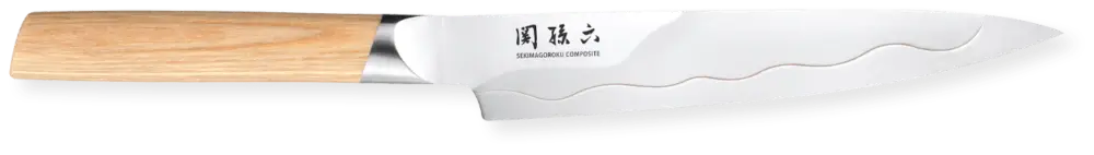 Shop Nu Kai Seki Magoroku Composite universeel mes 15 cm SUS420J2 / VG10 staal