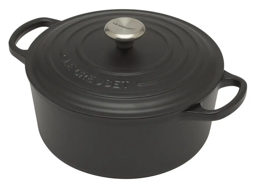 Koop Vandaag Le Creuset Signature braadpan 3,3 liter ø 22 cm gietijzer matzwart