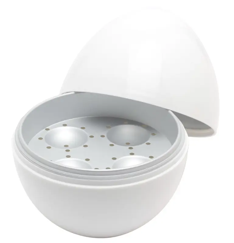 Direct Verzonden Nordic Ware magnetron eierkoker 15 cm kunststof wit