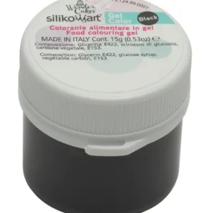 Silikomart Wonder Cakes Gel Color kleurstofgel 15 gr zwart Snelle Levering