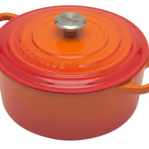 Le Creuset Signature braadpan 3,3 liter ø 22 cm gietijzer vulcanique Voordeelprijs