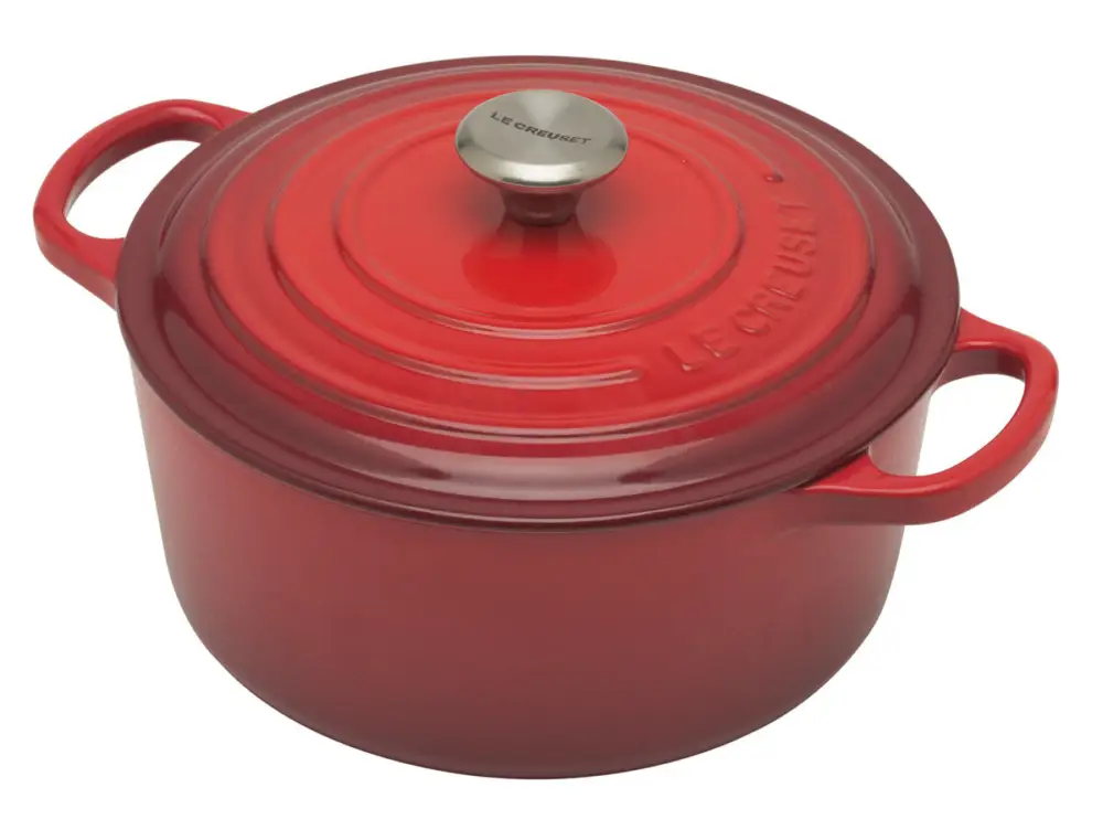 Seizoensaanbieding Le Creuset Signature braadpan 3,3 liter ø 22 cm gietijzer kersrood
