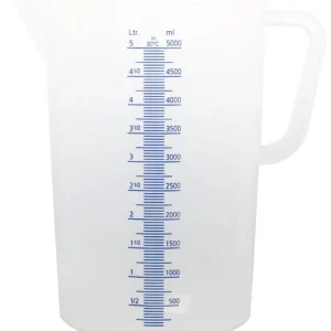 Oldenhof maatbeker 5 liter kunststof transparant Tijdelijk Beschikbaar