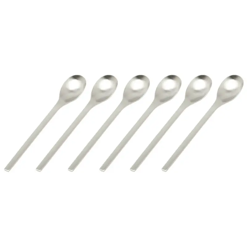 Finale Uitverkoop Puresigns One latte macchiatolepel 18,5 cm rvs mat 6 stuks