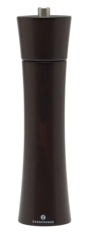 Korting Zassenhaus Frankfurt pepermolen 24 cm hout donkerbruin