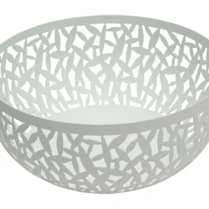 Alessi Cactus! fruitschaal rond ø 21 cm staal wit Alleen Vandaag
