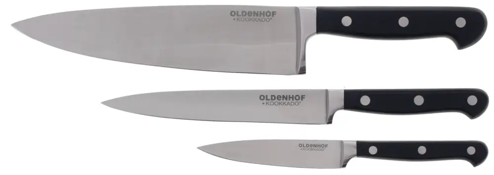 Oldenhof Classic messenset 3-delig Op = Op