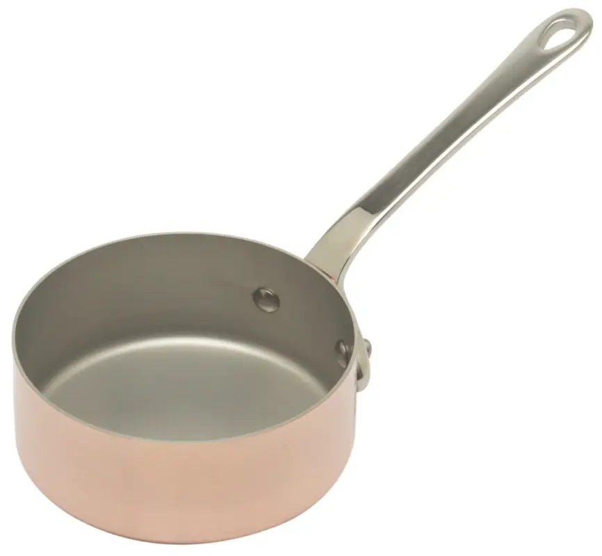 Mauviel M'Minis sauteerpan rond ø 9 cm koper rvs greep Nu Kopen