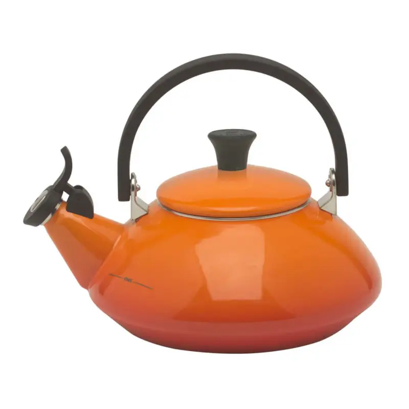 Korting Le Creuset Zen fluitketel 1,5 liter staal vulcanique