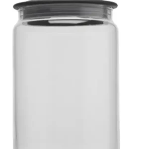 Beperkte Voorraad Alessi Lulájar hondenbrokjespot 1,5 liter glas zwart