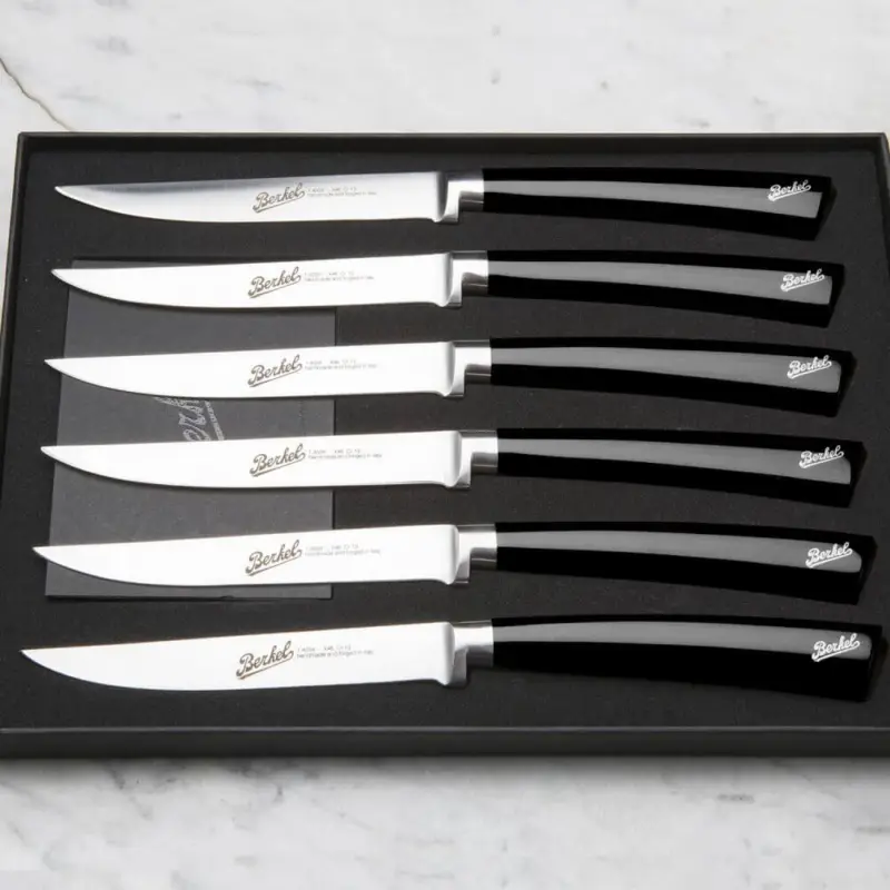 Merkproduct Berkel Elegance steakmessenset zwart 6 stuks