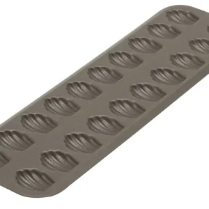 Uitverkoop Gobel mini madeleinevorm 20 madeleines staal bruin
