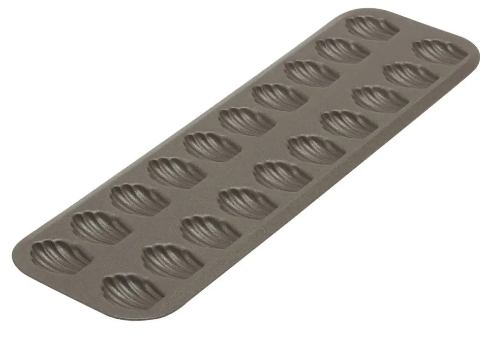 Uitverkoop Gobel mini madeleinevorm 20 madeleines staal bruin