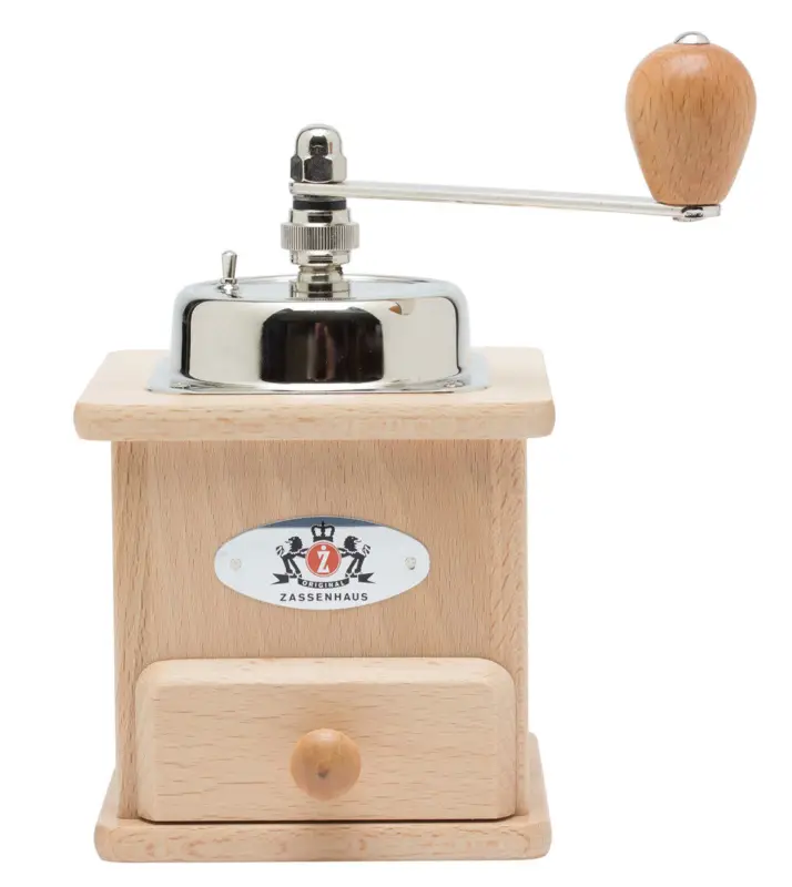 Zassenhaus Brasilia koffiemolen 12,5 x 12 cm hout naturel Shop Nu