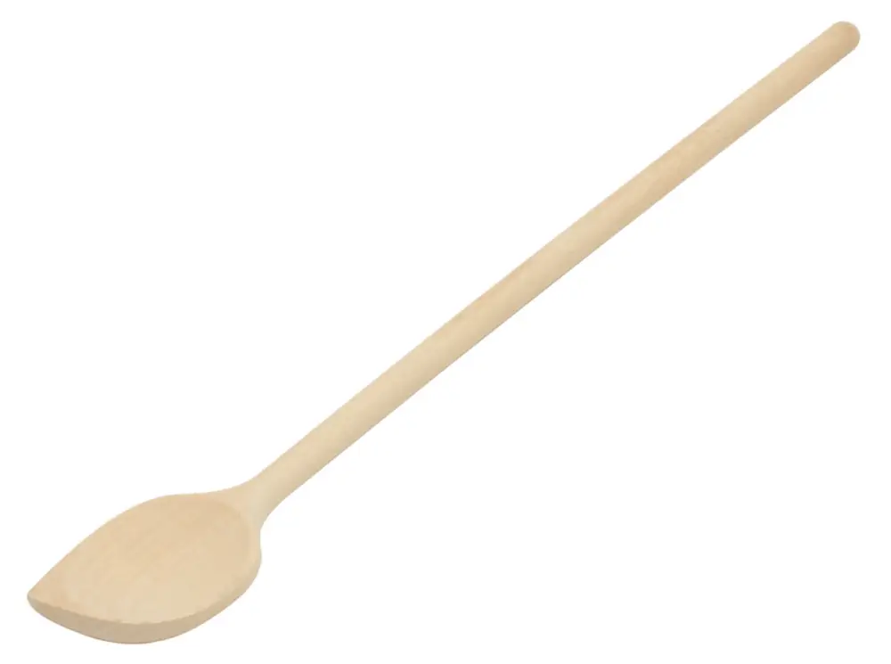 Superprijs Oldenhof pollepel met punt 35 cm hout naturel