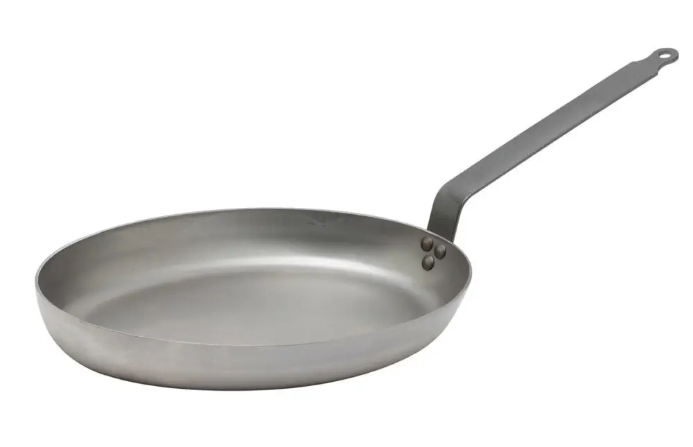 Hoge Kwaliteit De Buyer Carbone koekenpan ovaal ø 40 cm plaatstaal