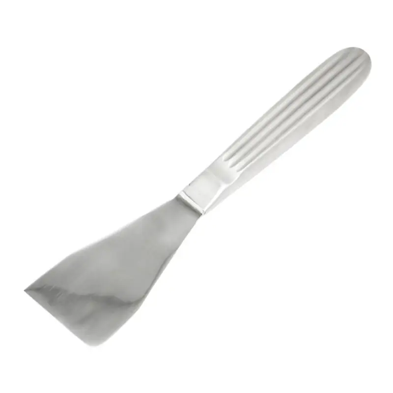 100% Chef mini schraper 17,5 cm rvs zilver Betrouwbaar